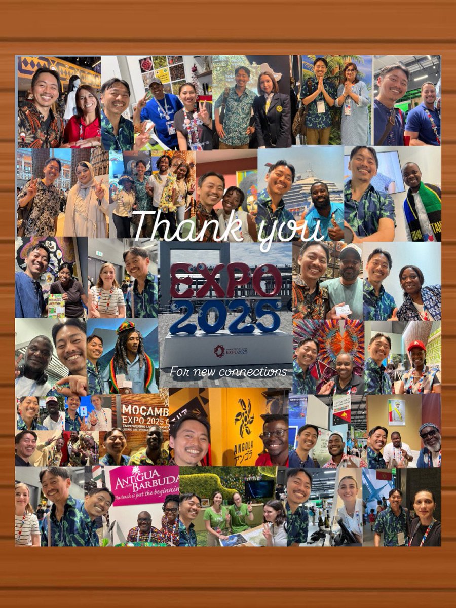 mdhiroshi's tweet photo. 🌏 Expo 2025 Osaka Kansai 🌏
出会えた全ての人に / To all those I met…

🇯🇵 ありがとう
🇬🇧 Thank you 
🇫🇷 Merci
🇪🇸 Gracias 
🇵🇹 Obrigad@ 
🇨🇳 谢谢 
🇰🇷 감사합니다 
🇮🇩 Terima kasih 
🇮🇳 धन्यवाद 

#Expo2025 #ありがとう #ThankYou #Diversity #感謝 #世界とつながる #国際交流 #多言語 https://t.co/GxmFbg2sT2