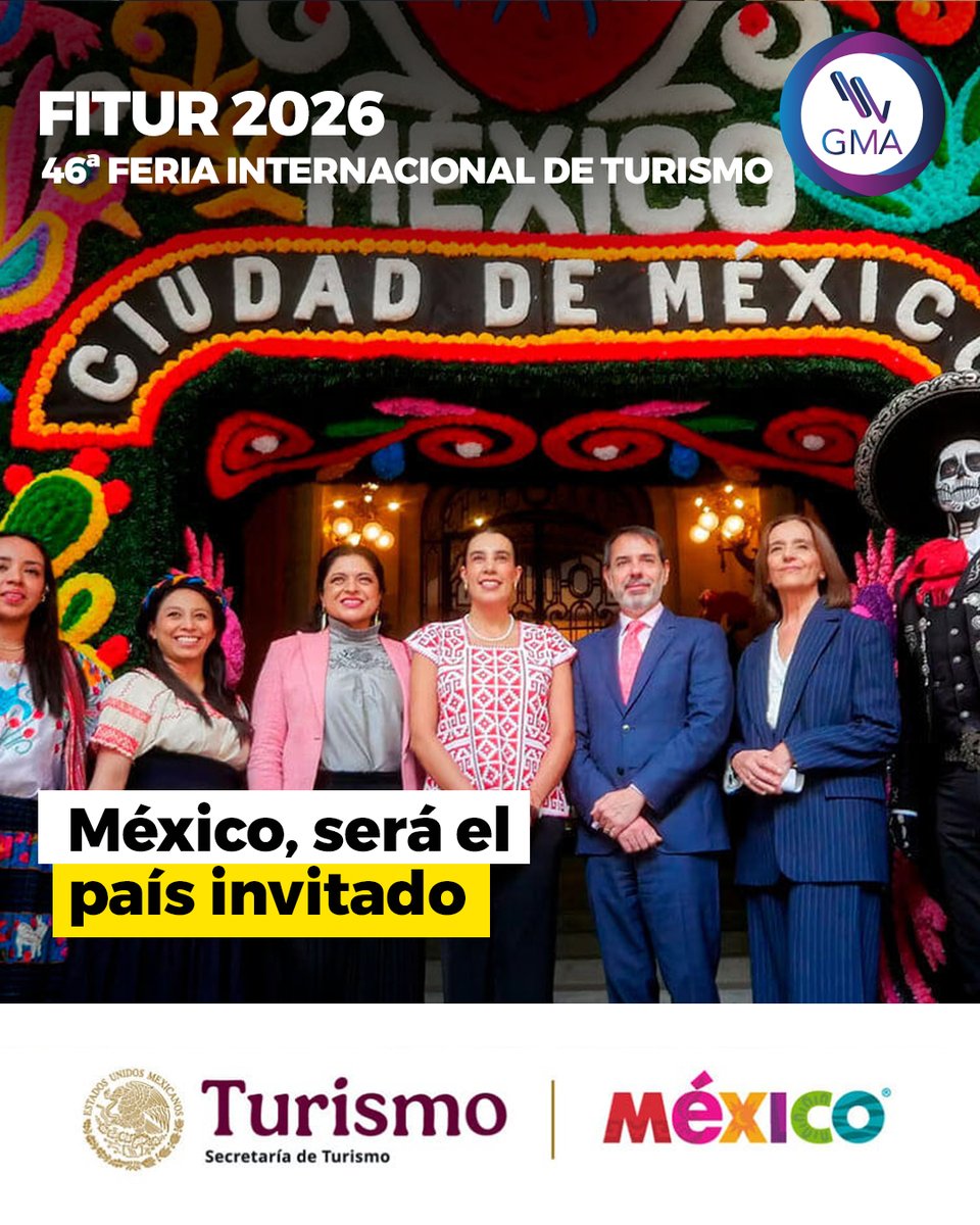 GMA_MX (@gmamx2) on Twitter photo 📢 La edición 2026 tendrá una participación histórica de 🇲🇽México, que contará con el pabellón más grande de América y el de mayor dimensión en la historia del país en esta feria. 🎉
🗞 Más información: 🔗is.gd/SToiIQ
© <a href="/RevistaEQUIPAR/">Revista EQUIPAR</a>
#GMA #RevistaEQUIPAR #FITUR2026 📢 La edición 2026 tendrá una participación histórica de 🇲🇽México, que contará con el pabellón más grande de América y el de mayor dimensión en la historia del país en esta feria. 🎉
🗞 Más información: 🔗is.gd/SToiIQ
© <a href="/RevistaEQUIPAR/">Revista EQUIPAR</a>
#GMA #RevistaEQUIPAR #FITUR2026