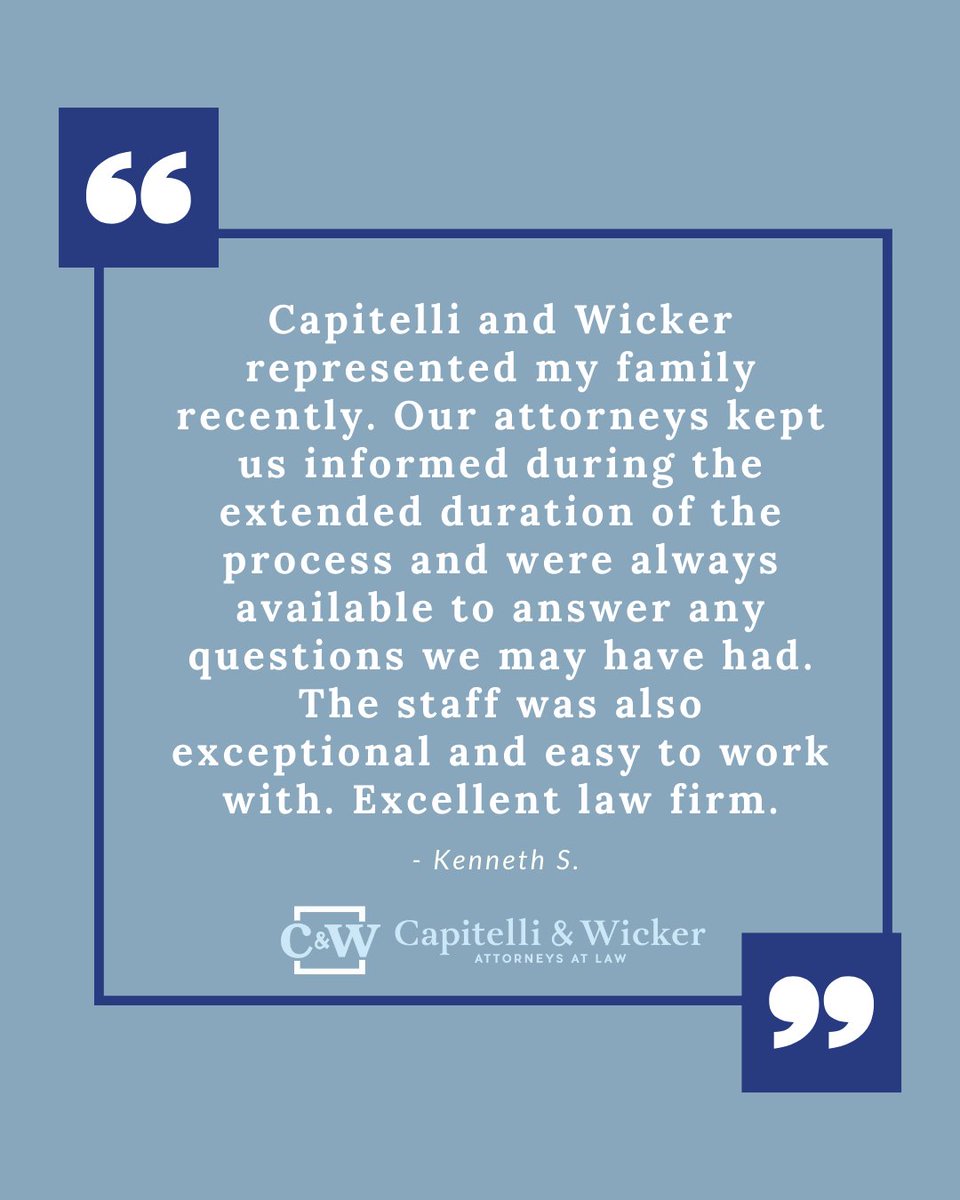 Our clients’ words say it all.

At Capitelli &amp; Wicker we approach every case with precision, professionalism, and care.