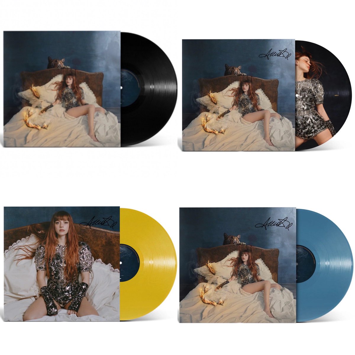 Pues por fin llegaron los vinilos 🔥🔥🔥 <a href="/NaliOfficial/">ANNALISA</a> #maiosonofuoco #vinilonero #viniloazzurro #vinileoro #picturedisc #edizioneautografata #edizionelimitata