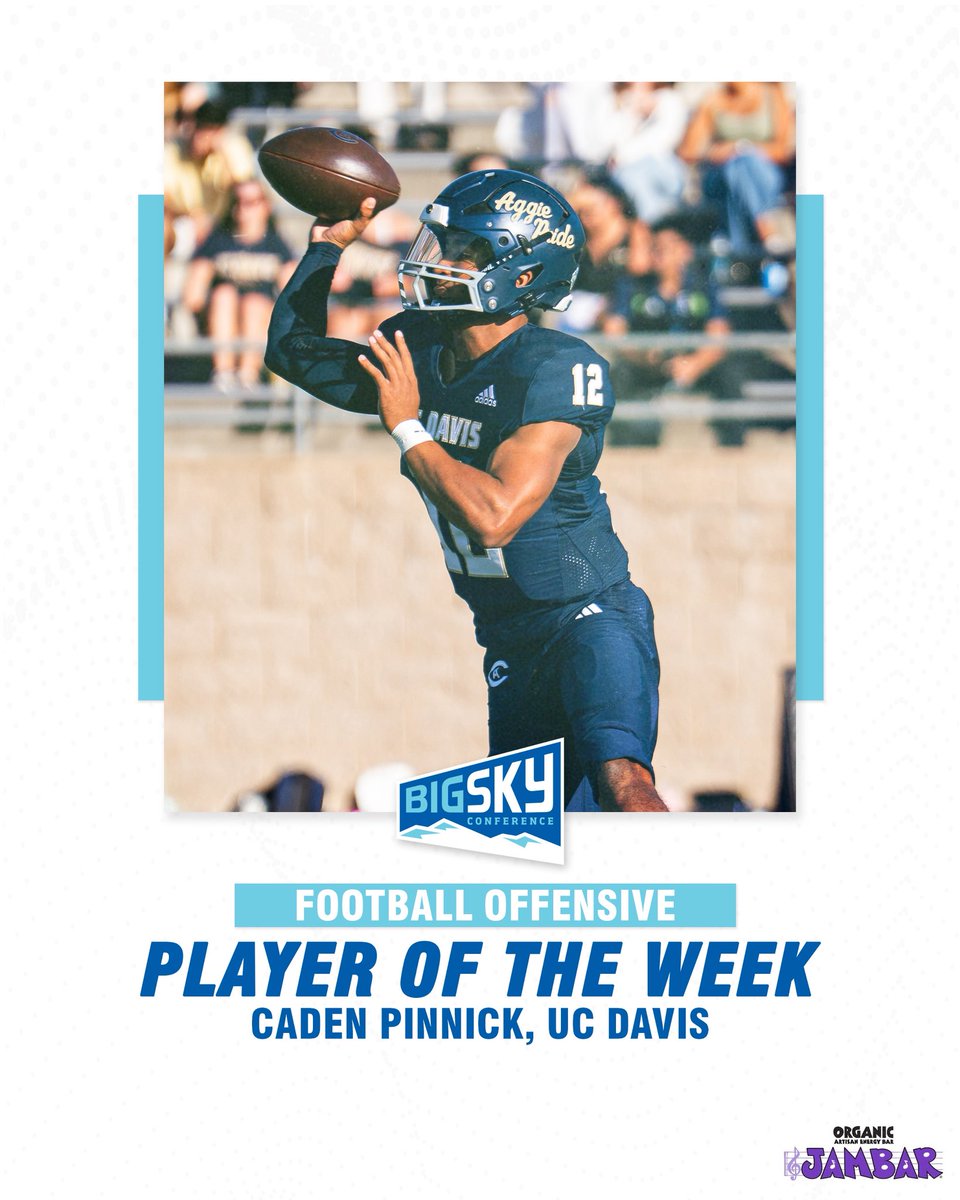 BigSkyConf's tweet image. The freshman keeps getting better with each week 👀 

▪️348 yards passing 
▪️25/29 passing (86.2%)
▪️5 touchdowns 
▪️243.9 QBR

#ExperienceElevated