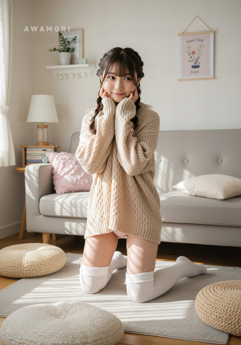 2022Awa's tweet image. 🛋️
#relax #aiportrait #aiphotography #aigravure #aigirl #photoshop #lightroom #photorealism #firefly #Imagen4 #4k