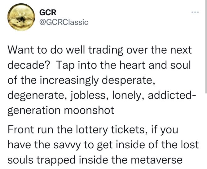“Tap into the heart and soul of the j*bless” - GCR

$neet mode