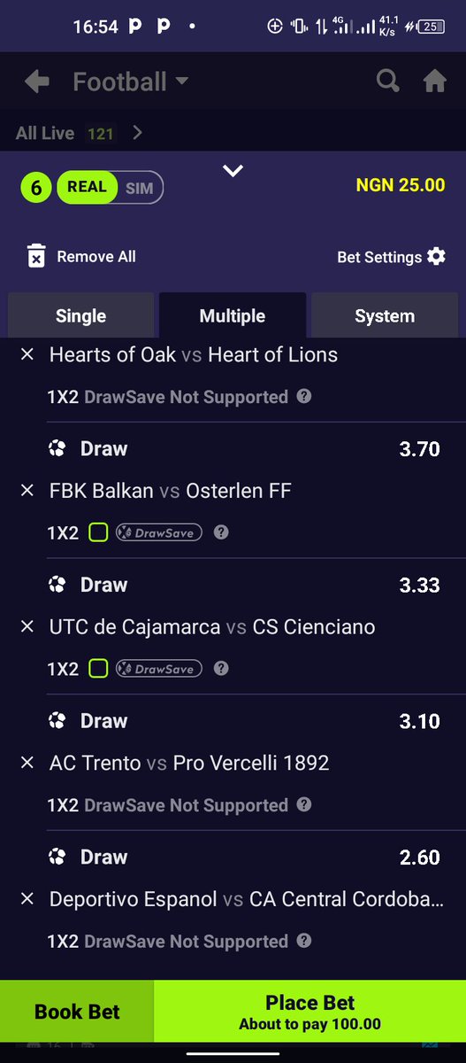 osasJoshua120's tweet image. QQB62K
Boss observe this pick
dem sharp??
I dey try use your pattern