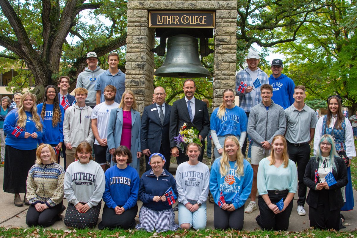 What a week at Luther College!

🎓 Inaugurated our new President on Friday, October 3
💙 Celebrated Homecoming over the weekend
👑  Welcomed His Royal Highness Crown Prince Haakon of Norway on Monday

Huge thanks to all who made it possible!
#LutherCollege