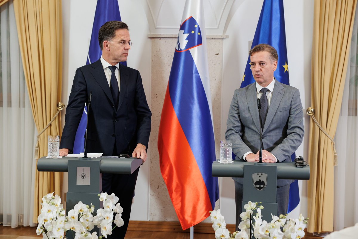 Premier dr. Golob o vlogi Slovenije v zavezništvu Nato: "Zelo jasno smo izpostavili, da ima vsaka država znotraj zavezništva svojo vlogo. Slovenija ima kot država na geografskem presečišču zelo pomembno logistično vlogo, ki smo jo že v preteklosti s strukturami Nata temeljito