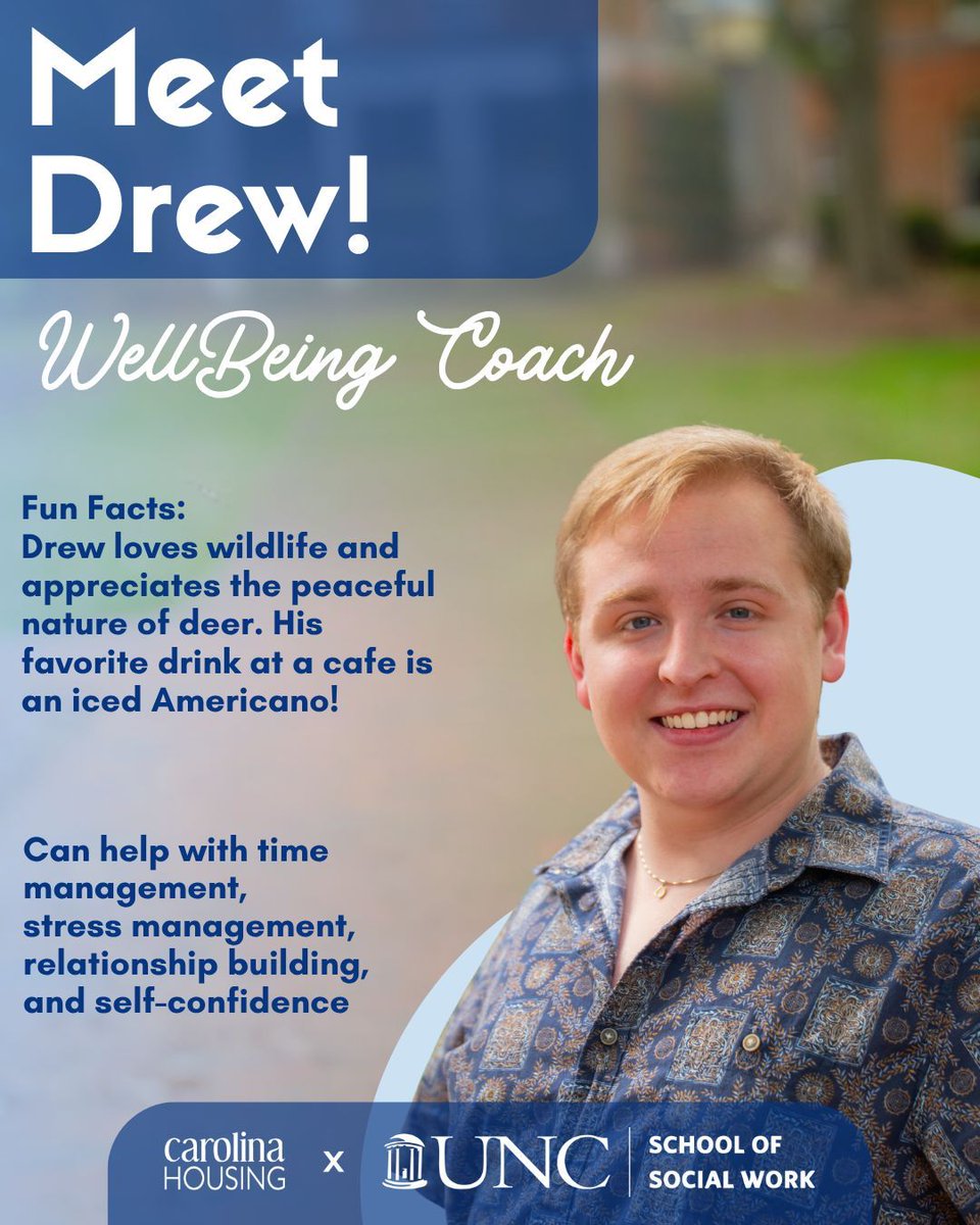 Swipe to learn more about your new WellBeing Coaches! To book an appointment head to go.unc.edu/wellbeingcoach…