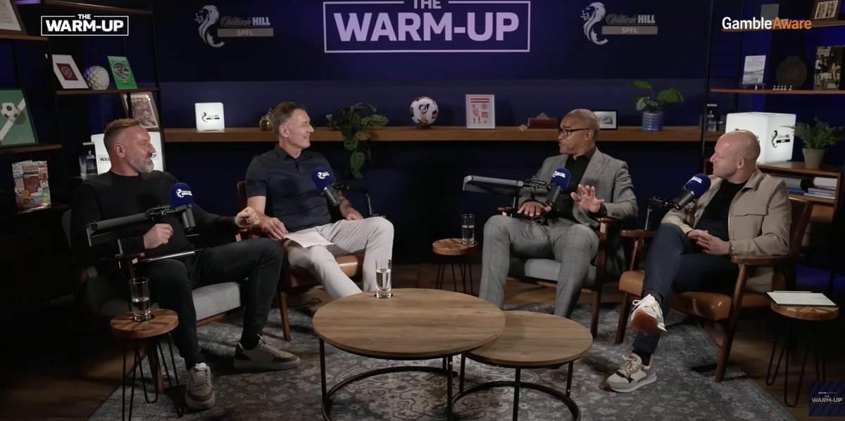 greg0rkyle's tweet image. Delighted to say that the latest edition of the @WilliamHillSPFL Warm-Up is now live - featuring the one and only Paul Elliott.
This was a superb interview and the big man was first class as always. Watch (and like and subscribe) in the link below
youtube.com/watch?v=-j1xEw…