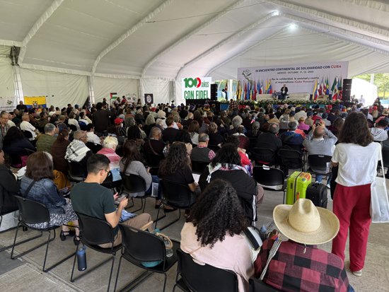 Intensificación de acciones políticas y materiales frente al bloqueo genocida y las amenazas militares en la región: culminó el IX Encuentro Continental de Solidaridad con Cuba
 cubainformacion.tv/solidaridad/20…