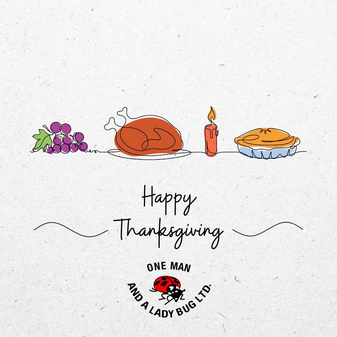 1ManAndALadybug's tweet image. Did you know ladybugs are considered a symbol of good luck? This Thanksgiving, may your home be filled with blessings and joy.