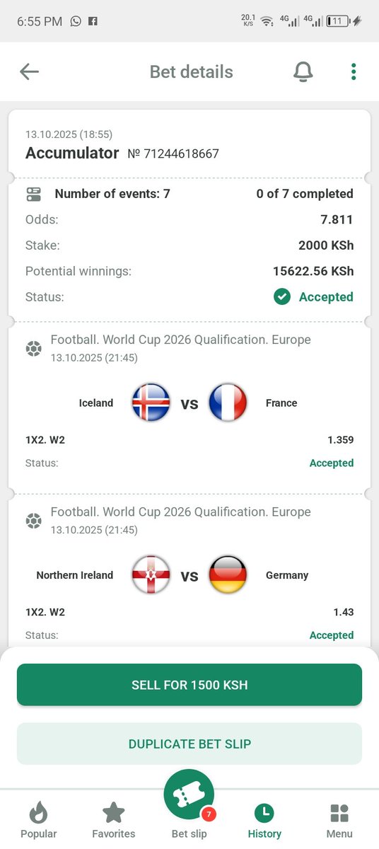 tipsnampesa's tweet image. Easy 8+odds
Played on greenbet 🤞🍀🍀 
Booking code-NKMRG

New on greenbets? register here 📲cutt.ly/WrM8dCl4

Promocode 👉 owinoh 
Greenbet is tax free🤩🔥🔥