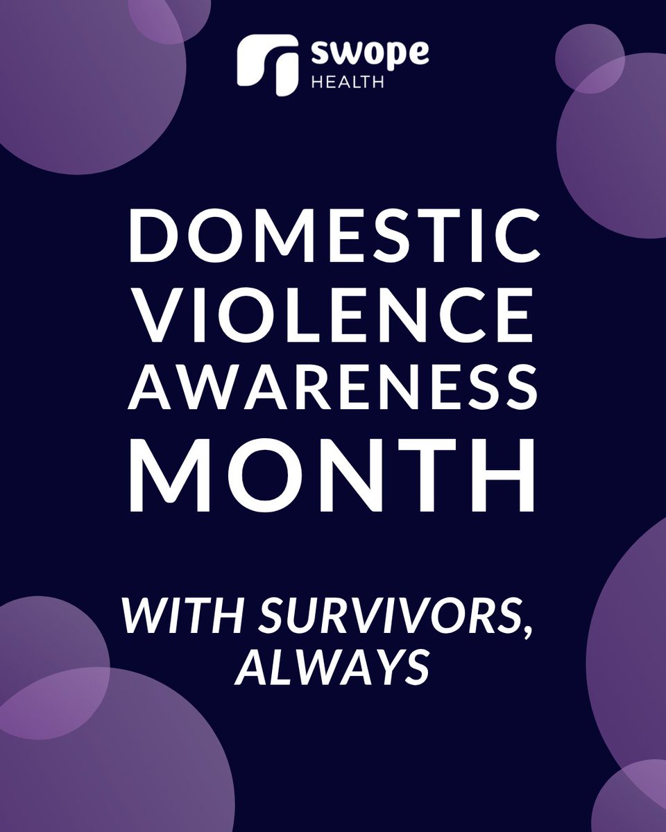 SwopeHealth's tweet image. The theme for #DVAM2025 explores what it means to be in a partnership with survivors toward safety, support &amp;amp; solidarity. To learn how you can play a role in uplifting the needs, voices &amp;amp; experiences of survivors, click here -&amp;gt; dvawareness.org #WithSurvivors #CallforUnity