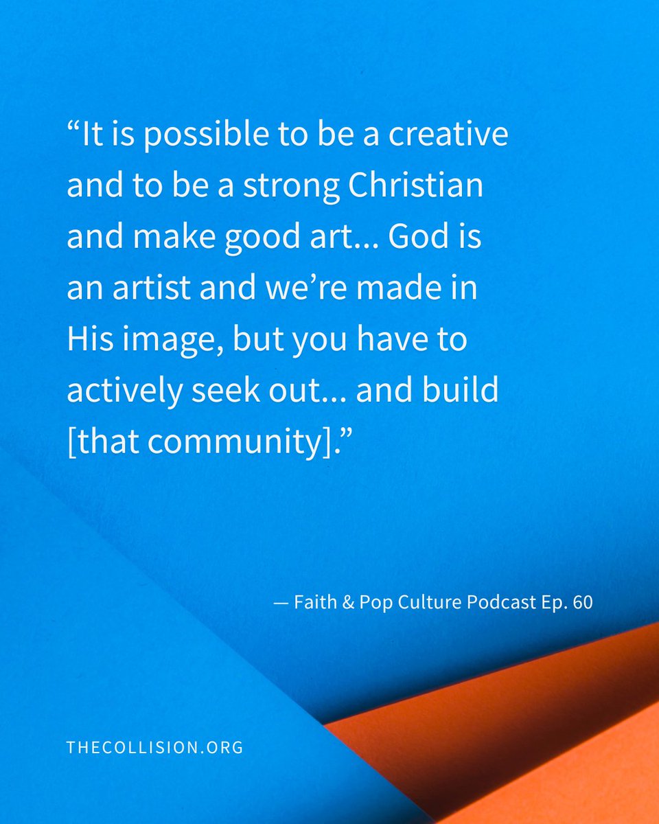 TheCollisionBMI's tweet image. What does your community look like? | Episode 60 out now! 

#ChristianArtists #ChristianCreatives #FPC