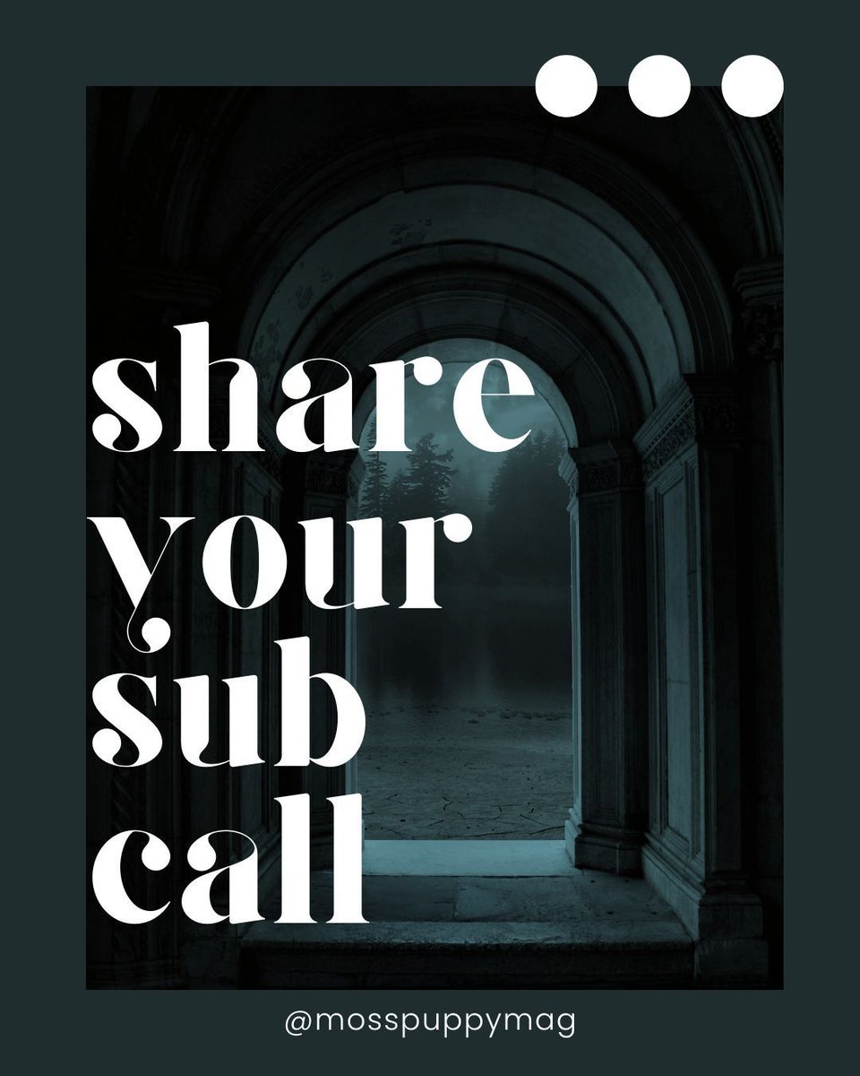 Fellow lit mags... feel free to share your open sub calls below in the comments/replies! If our Issue 9: Echoed Howls theme didn't resonate with you, don't worry. Plenty of other lit mags are open for submissions with and without themes!!