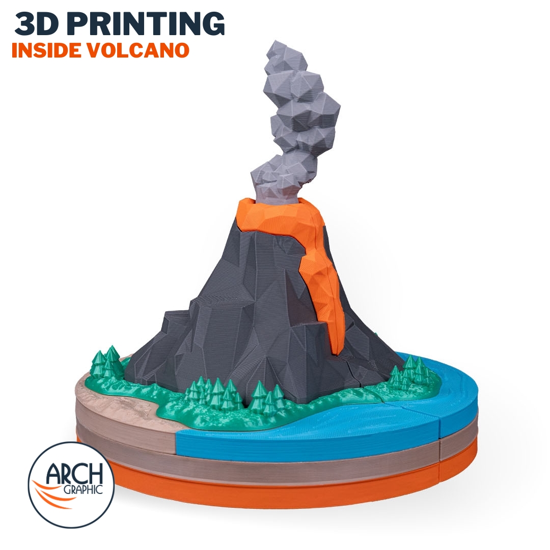 3d_archgraphic's tweet image. Explore the amazing world of Inside the Volcano with our 3D printed model! A perfect educational project for schools, helping visualize scientific concepts. Ideal for teachers and students across the UAE. #3DModel #STEMEducation #EducationalModel #Dubai #UAE