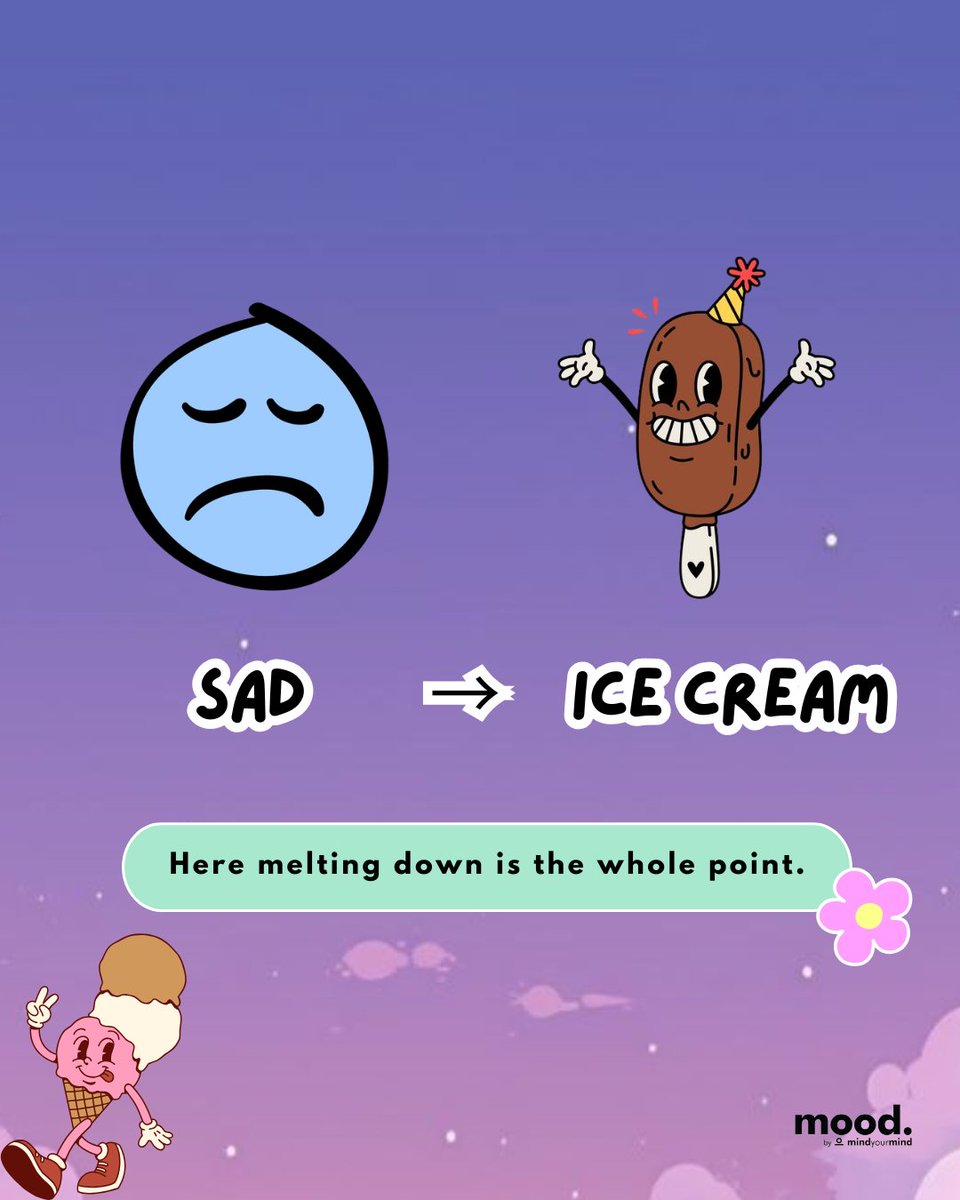 mindyourmind_ca's tweet image. If your feelings had a flavour, what would today taste like? 👀
Whatever your vibe, track it, feel it, own it. 💫

💭 Snacks show the vibe. mood. app shows the pattern.
📲 Download or update the app for free!

#moodApp #mindyourmind #TrackYourVibe #YouthWellness