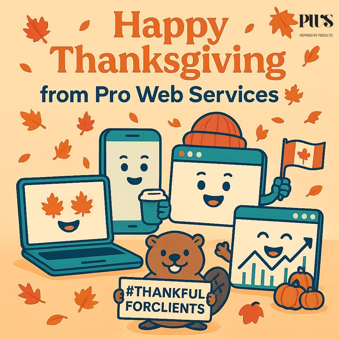 prowebservice's tweet photo. Grateful for great clients, creative projects, and the digital journeys we’ve shared this year! 🍁
From all of us at Pro Web Services, wishing you a warm and joyful Canadian Thanksgiving filled with gratitude and growth. 🙌✨

#HappyThanksgiving #ProWebServices #VancouverBusiness https://t.co/N2VhEUmceM