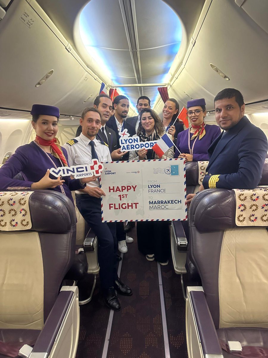 ✈️ Vol inaugural vers Marrakech avec <a href="/RAM_Maroc/">Royal Air Maroc</a> ! 🇲🇦

Envolez-vous vers Marrakech, la ville rouge, grâce à une nouvelle liaison directe opérée par Royal Air Maroc !

🗓️ 2 vols directs / semaine : tous les lundis et vendredis
🔗 Réservez dès maintenant ➡️ loom.ly/eV3blFw