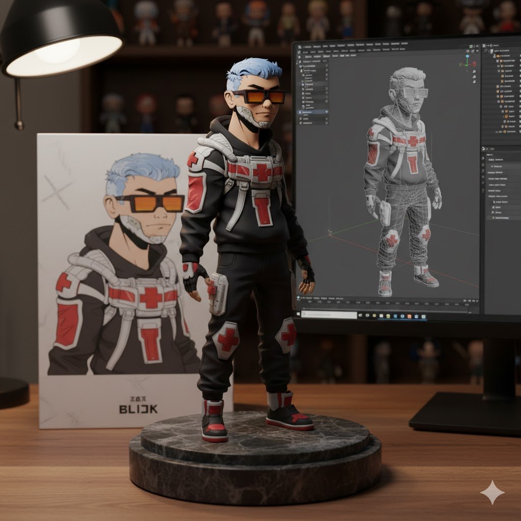 Spent some time experimenting with the Nano Banana model to turn <a href="/_portals_/">Portals</a>  NFTs into collectible figure renders.

After tons of testing, this prompt gave me the best results 👇

Turn this photo into a character figure, emphasizing a subtly textured, matte to semi-gloss resin