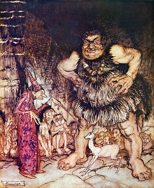 Shape-changers walk between worlds. Beast and man, life and death, human and divine. Their stories are warnings and wishes both: be careful what power you crave. #FairyTaleTuesday

Art: Rackham
