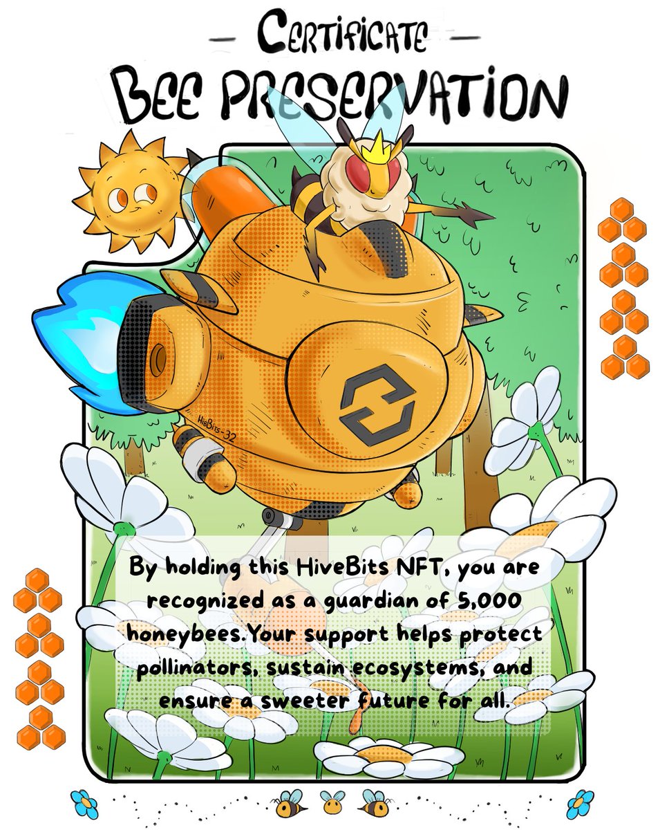 CaioBruno777's tweet image. Just submitted my artwork for the #hivebitsxnobloco contest — a project on the blockchain with a real sting of purpose: bee preservation! 🌼🐝🍯
Let’s keep the buzz alive and protect our little pollinator heroes.
@NoBloco_br
@hivebits_io