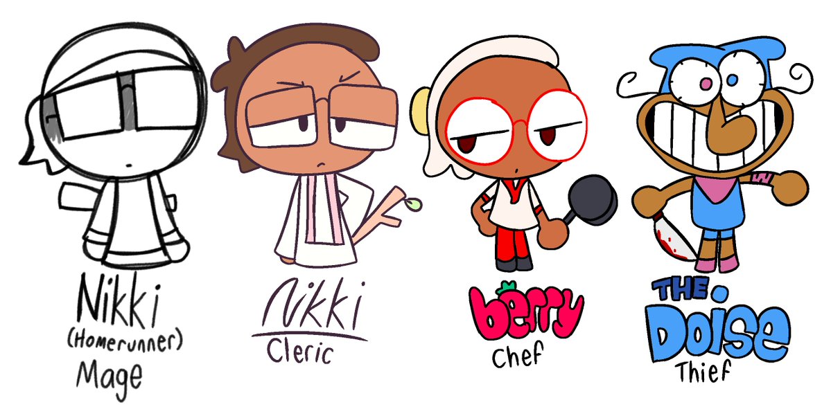 my current and awesome miitopia team