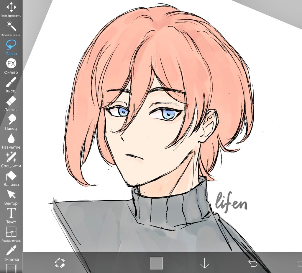 lifenkaa's tweet photo. I think I'll start taking commissions when the tablet comes out.
How much would you pay for this style? 🤔 
#artwork #sketches #manga #originalcharacter https://t.co/leUFKIp2D8