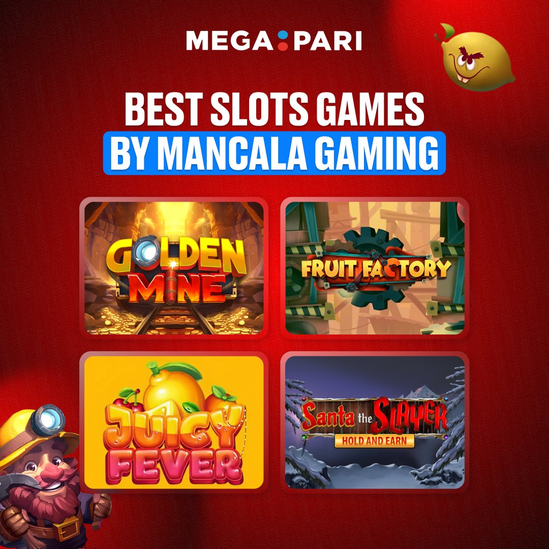megapari_ngr's tweet image. Top slots by Mancala Gaming are waiting for you on Megapari 🎰
CLICK HERE TO PLAY megapari.media/mancalagaming
#Megapari #CasinoSlot #Betting