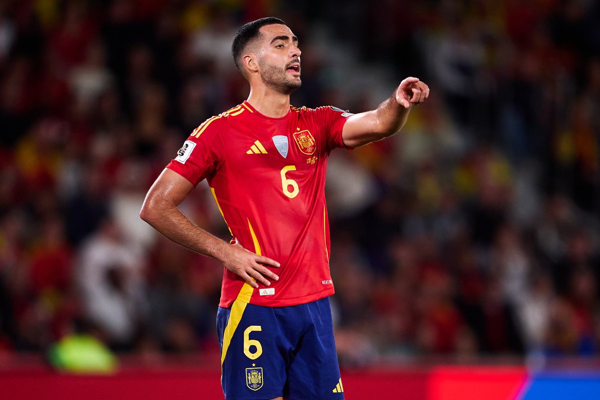 WhoScored's tweet image. Mikel Merino has contributed to 36% of Spain’s goals in the UEFA World Cup Qualifiers. 🇪🇸🔥

Only Erling Haaland (41%) has a higher share for his national team.