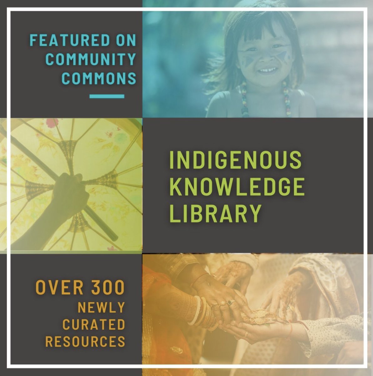 CommunityCommon's tweet image. This Indigenous Peoples’ Day, we honor the deep wisdom and enduring strength of Indigenous communities whose knowledge has guided stewardship, healing, and balance for generations.
Explore the library today: bit.ly/4o7A5oC