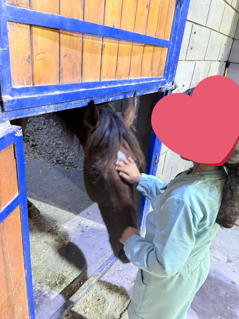 أكثر شيء شاعري شفته اليوم، 
البنوتة هذي اسمها لولوة او بالأصح " لؤلؤة " وحصانها إسمه بحر ❤️
