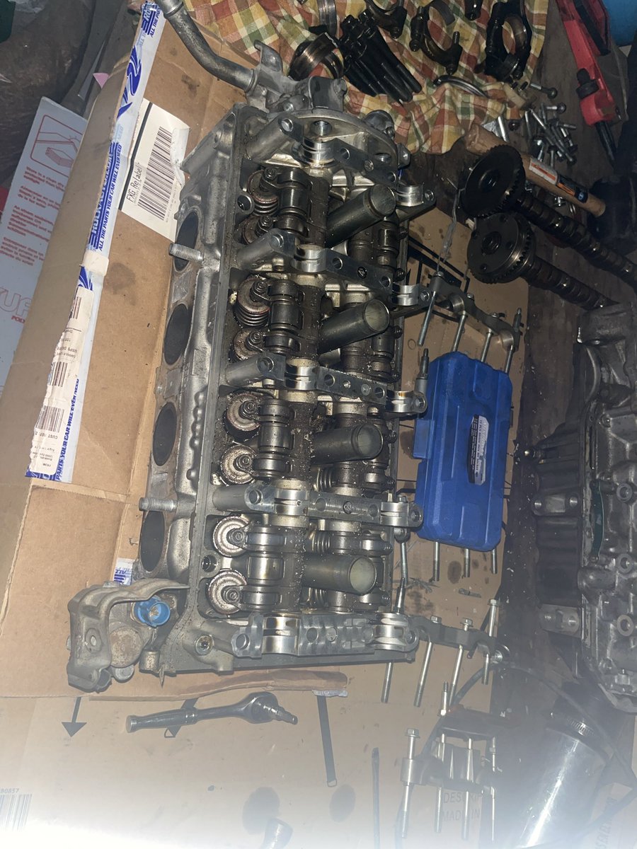 New job today. Hopefully things go well. All I have to say is a lot more engines are going to be built 🏎️💸