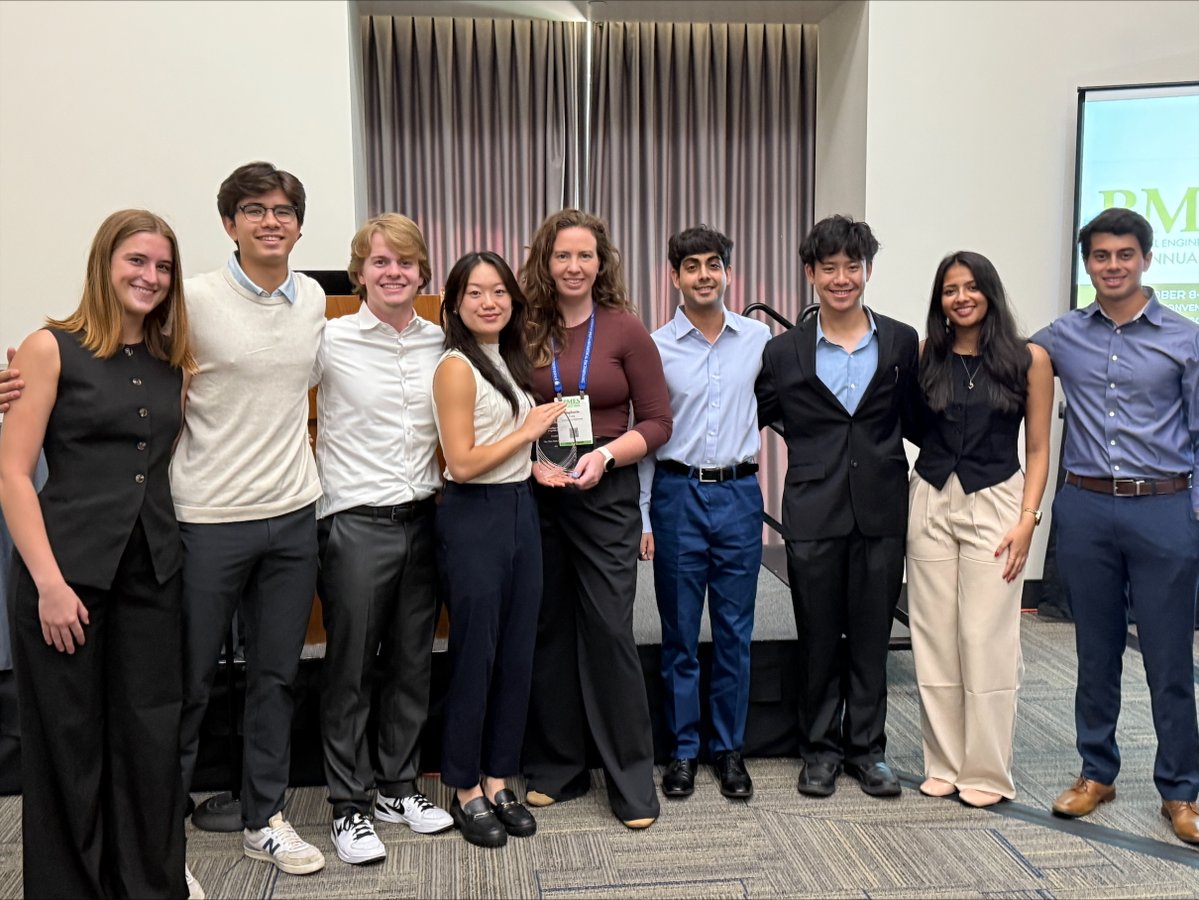 OhioStateBME's tweet image. Congrats to our BMES chapter for winning the @BMESociety 2025 Outstanding Mentoring Program Award last week!
Our students have built an impactful and innovative set of mentorship programs that support undergrad and high school students
Read about it here go.osu.edu/C97x