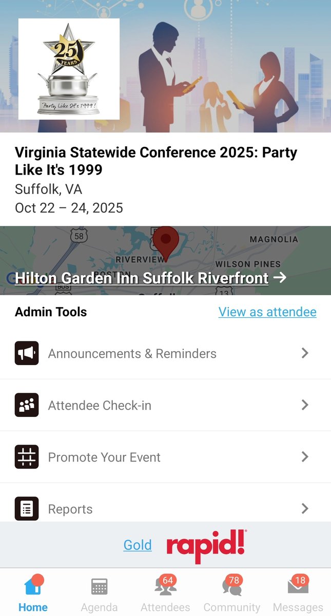 VSPCAPA's tweet photo. #vspc25 #payroll #payrollboss Attendees get ready now to attend the Virginia Statewide Conference 2025: Party Like It's 1999!
Our event went live in the WHOVA app!  Download the Whova app to access the event: https://t.co/vWT9G8QZBp