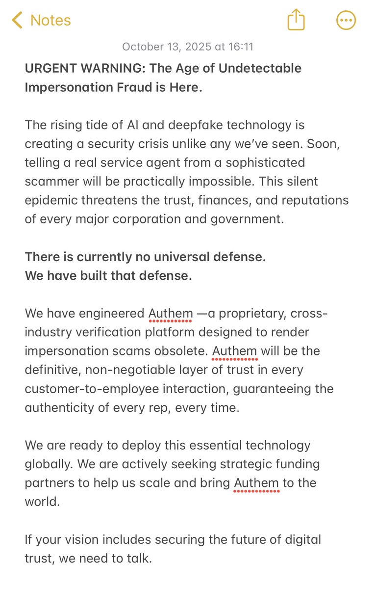 gabgyimah's tweet image. WE NEED TO TALK 

#Authem #FutureOfTrust #Investment #TechForGood #Cybersecurity