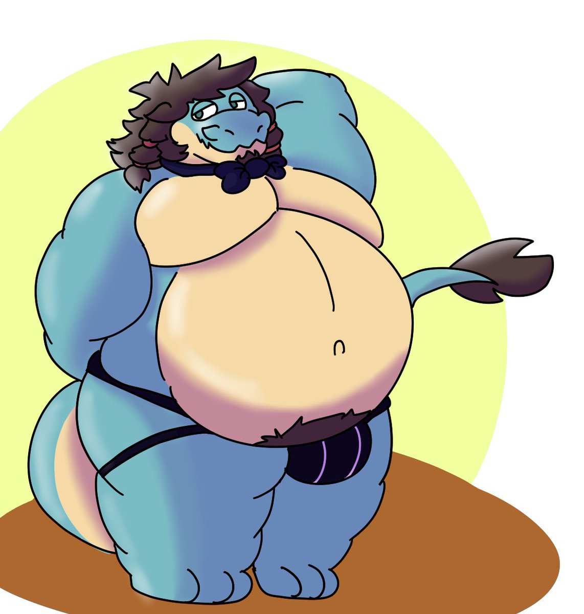 A fat dragon 

Art for @yuz_ace
