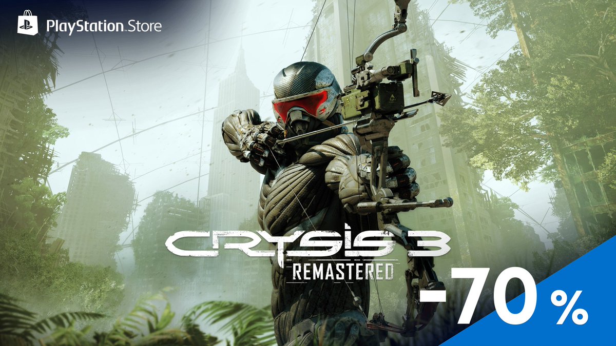 PlayStationDE's tweet image. Nanosuit an, Bogen gespannt! 🎯

In #Crysis3 Remastered kämpft ihr euch durch den urbanen Dschungel von New York. Stylisch, tödlich, technisch atemberaubend. 🔥 ps.playstation.com/LuJqAemO5w