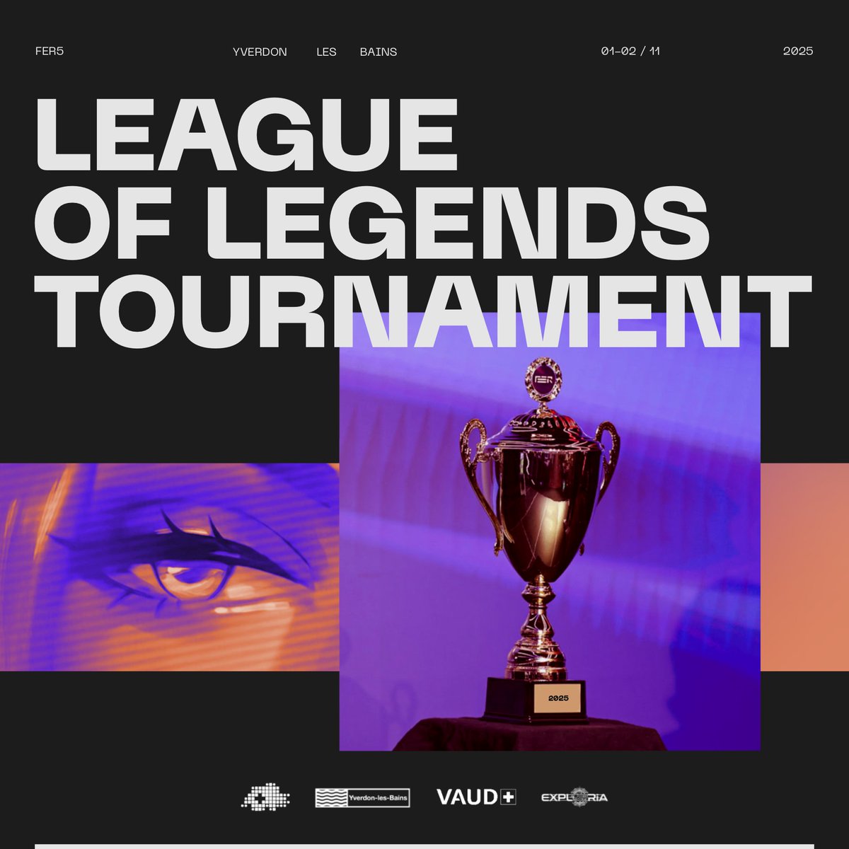 Le tournoi 𝗙𝗘𝗥 est de retour pour une ultime édition, les 𝗙𝗘𝗥 𝗙𝗜𝗡𝗔𝗟𝗦 !

La crème de la crème de l'esport suisse s'affrontera les 1er et 2 novembre prochain à Yverdon les Bains !

#FERFINALS