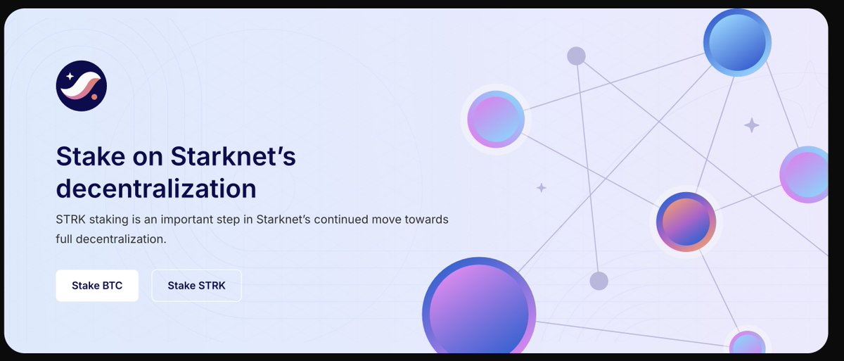 nick_you_'s tweet image. Let’s talk about Starknet staking !
where both $STRK and even $BTC holders can now stake, delegate, and earn rewards 🔥

The system is beautifully structured:
You’ve got validators who secure the network by running full nodes, and delegators who can stake their tokens without…