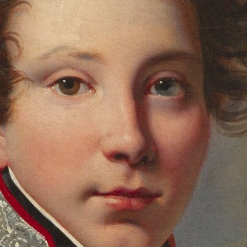 HETEROCROMÍA

ALEXANDRE DUBOIS-DRAHONET, "Camille de Lacroix, oficial de la Guardia del Rey"