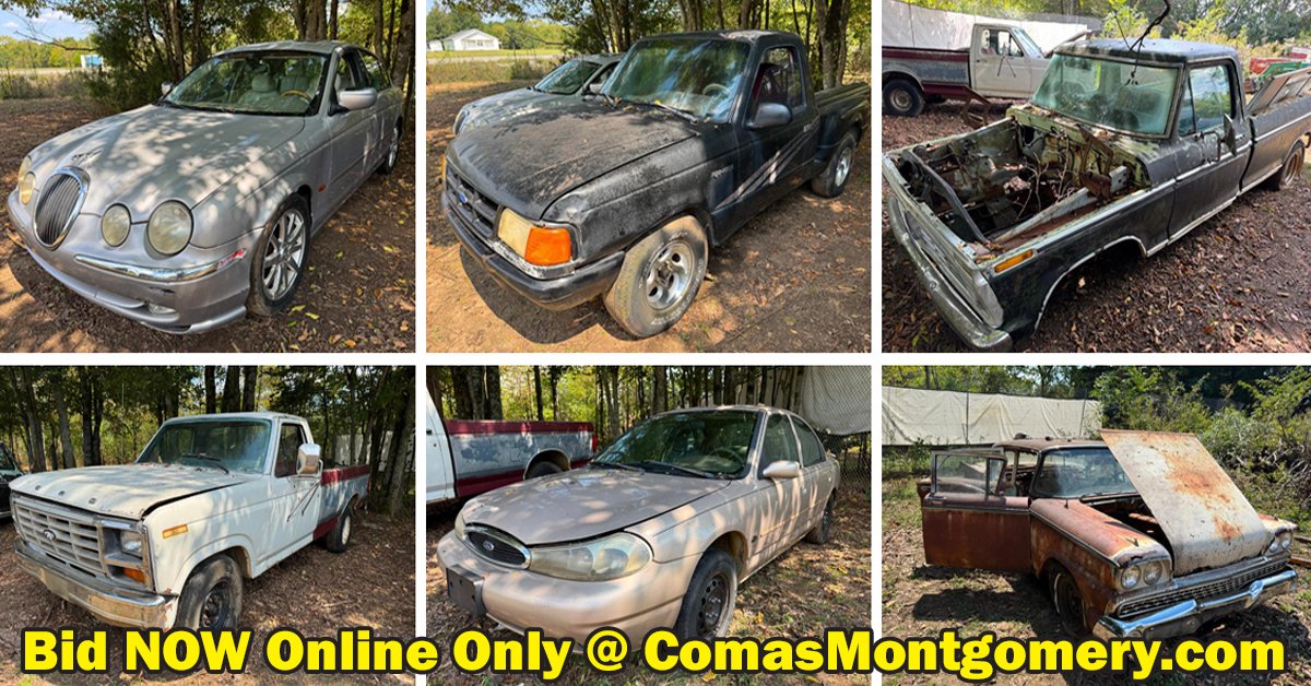 ComasMontgomery's tweet image. ONLINE #AUCTION ends #October21st Vintage #Vehicles #ForSale BID NOW at: tinyurl.com/uce6t7rx