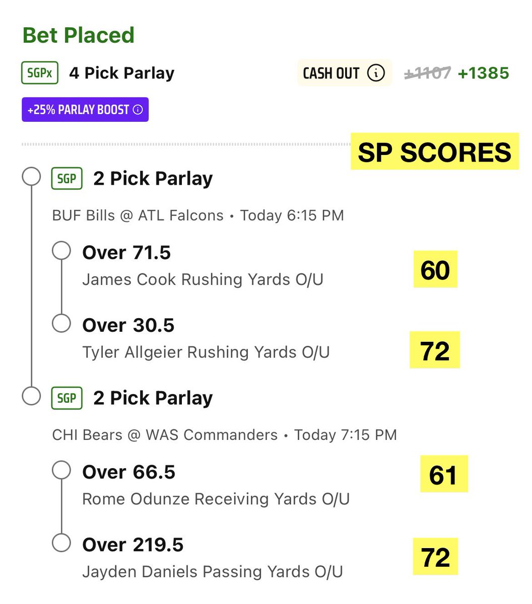 SmartPicksPro's tweet image. 🏈 +1385 Monday Night Mega
Tap ❤️ if you’re tailing.
Use code SMART & get your first month for just $9.99 ➡️ flashpicks.bet/smartpicks