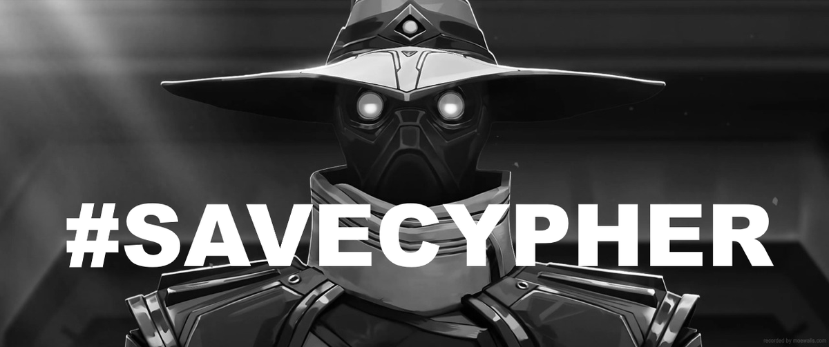 SoyMigL's tweet photo. RIOT GAMES AND @VALORANT PLEASE REVERSE YOUR DECISION TO NERF CYPHER. THIS CANNOT HAPPEN. YOU CANNOT BUTCHER MY GOAT!!! #SAVECYPHER https://t.co/b027mbrdDD
