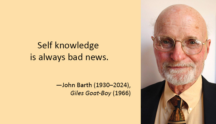 GeorgeMEberhart's tweet image. #johnbarth #gilesgoatboy #selfknowledge