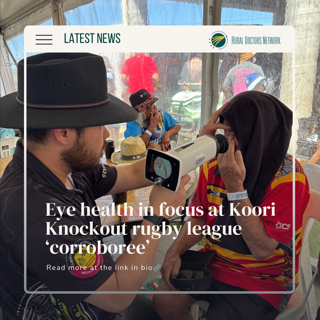 RDN staff took to the sidelines of the Koori Knockout as part of The Western NSW Eye Health Partnership (WEHP) and its aim to increase access to eye health services and, ultimately, reduce the rate of avoidable vision loss in Aboriginal communities across Western NSW. 

As part