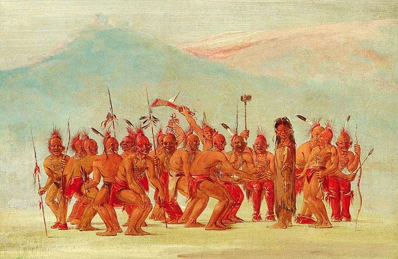 antinousgaygod's tweet photo. 🪷 The 2nd Monday of October is #IndigenousPeoplesDay: #Antinous is a spark of LGBTQIA+ spirituality that shines most brightly in #TwoSpirit People. More on #TwoSpirits & spirituality here: https://t.co/uekKf6VLgu Art: #GeorgeCaitlin "Dance of the #Berdache" #NativeAmericanDay 🪷 https://t.co/0GWzaDX5pY