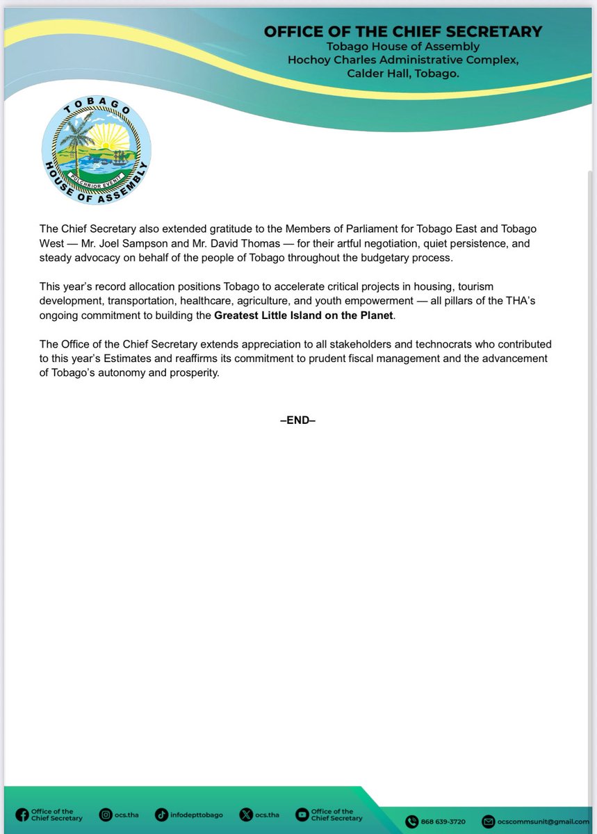 OCS_THA's tweet photo. MEDIA RELEASE 

𝐓𝐇𝐀 𝐑𝐄𝐂𝐄𝐈𝐕𝐄𝐒 𝐈𝐓𝐒 𝐇𝐈𝐆𝐇𝐄𝐒𝐓 𝐁𝐔𝐃𝐆𝐄𝐓𝐀𝐑𝐘 𝐀𝐋𝐋𝐎𝐂𝐀𝐓𝐈𝐎𝐍 𝐈𝐍 𝟒𝟒-𝐘𝐄𝐀𝐑 𝐇𝐈𝐒𝐓𝐎𝐑𝐘 https://t.co/iL0F0qaUHN