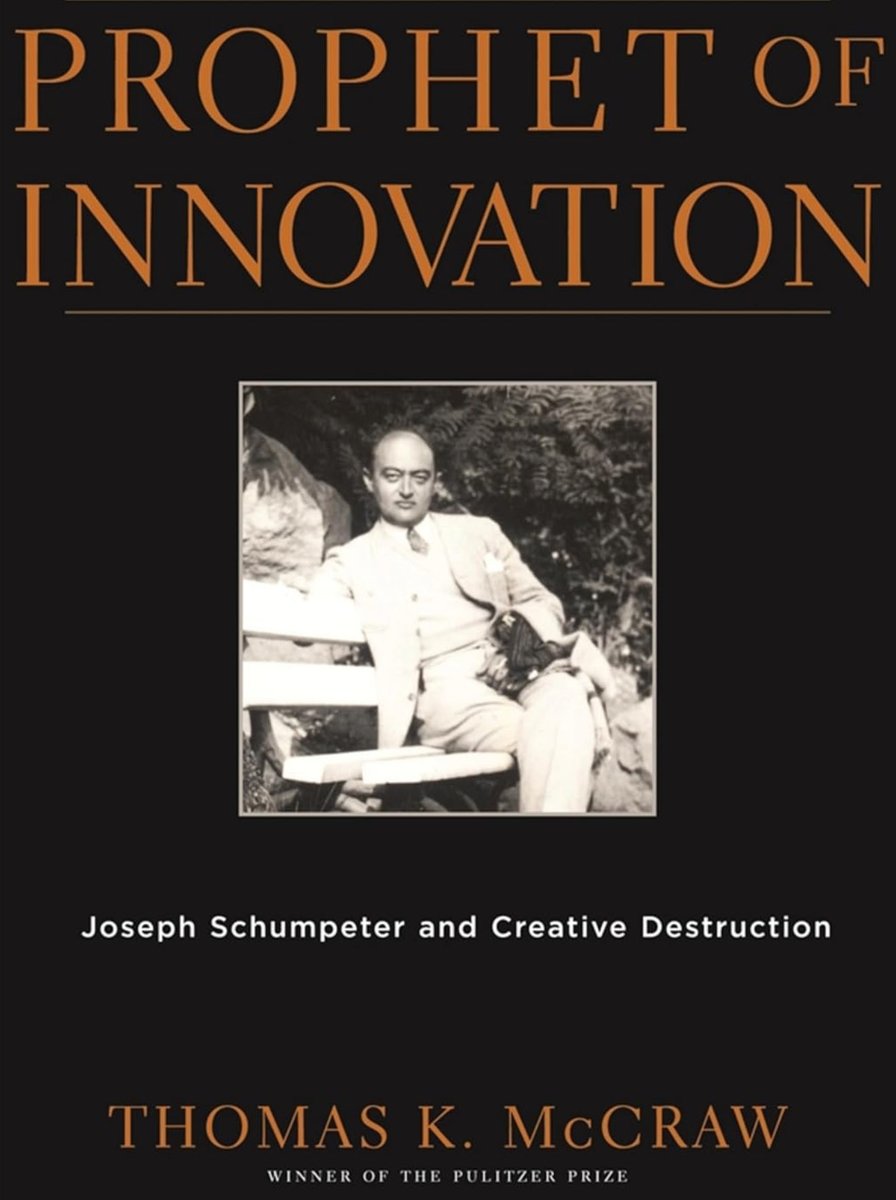 beyond true. to celebrate these three who expanded on schumpeter’s profound optimism. here, my book of the year ages ago. thomas mccraw’s gift.