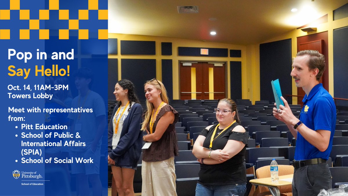 Pitt School of Education tweet media