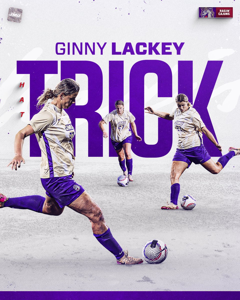 Not one..not two....

Ginny Lackey secured the first hat trick by a JMU player since 2012!

#GoDukes